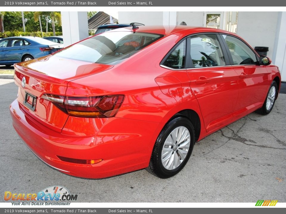 2019 Volkswagen Jetta S Tornado Red / Titan Black Photo #9