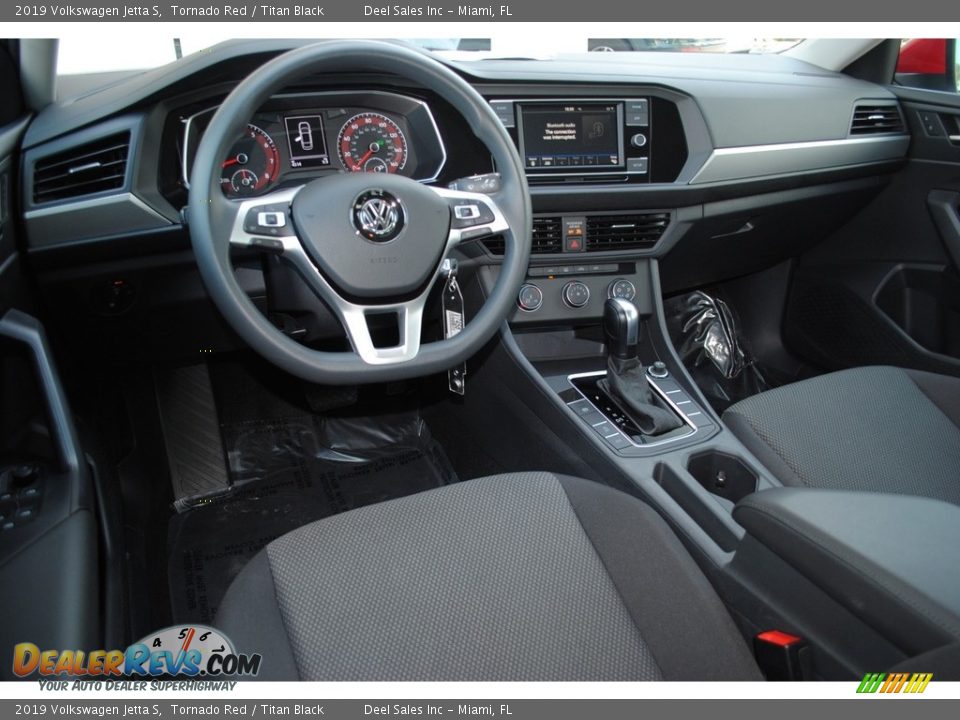 2019 Volkswagen Jetta S Tornado Red / Titan Black Photo #12