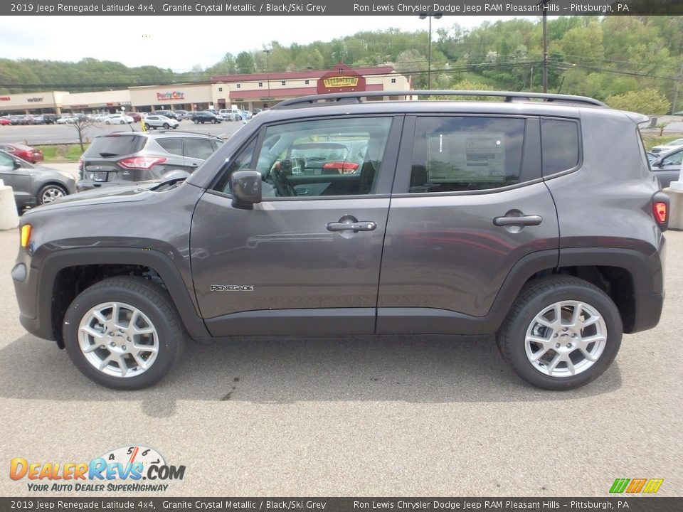 2019 Jeep Renegade Latitude 4x4 Granite Crystal Metallic / Black/Ski Grey Photo #2