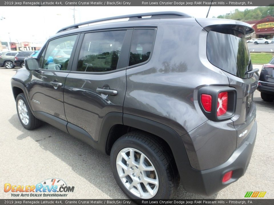 2019 Jeep Renegade Latitude 4x4 Granite Crystal Metallic / Black/Ski Grey Photo #3