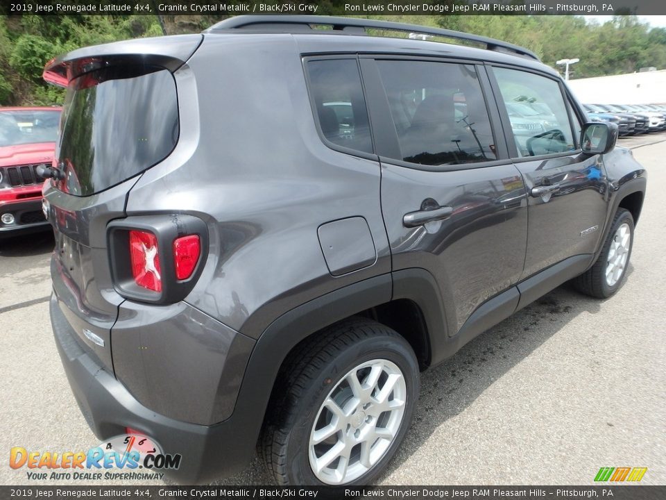 2019 Jeep Renegade Latitude 4x4 Granite Crystal Metallic / Black/Ski Grey Photo #6