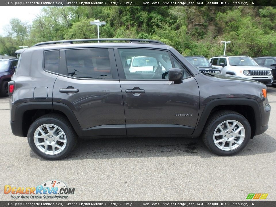 2019 Jeep Renegade Latitude 4x4 Granite Crystal Metallic / Black/Ski Grey Photo #7
