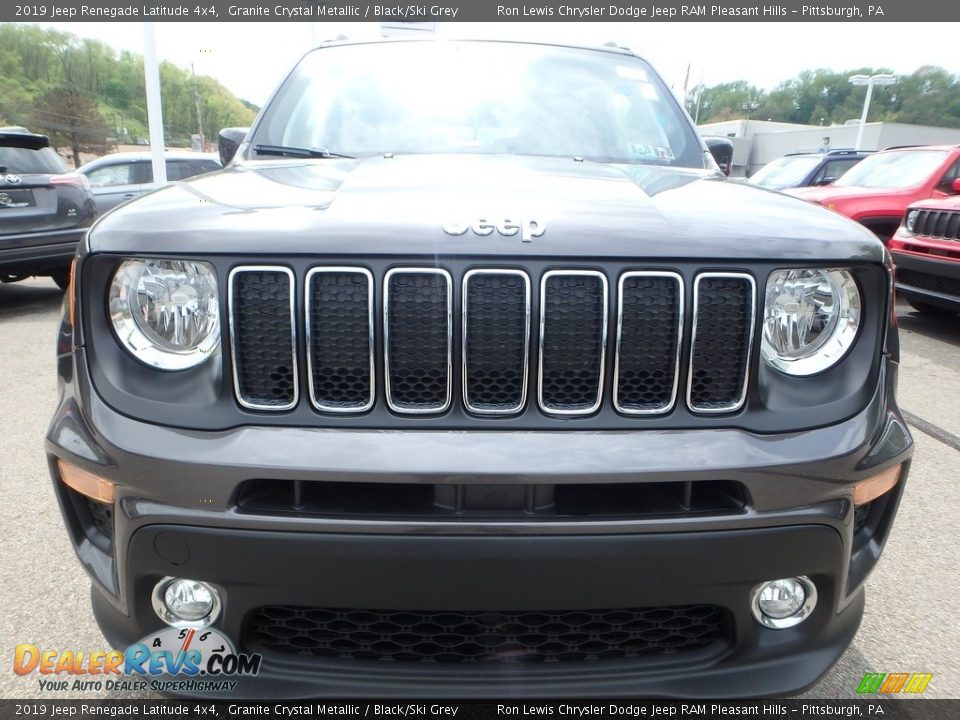2019 Jeep Renegade Latitude 4x4 Granite Crystal Metallic / Black/Ski Grey Photo #9