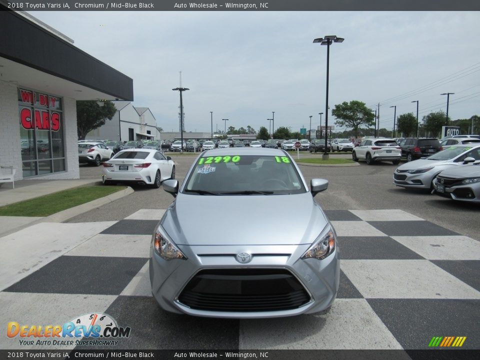 2018 Toyota Yaris iA Chromium / Mid-Blue Black Photo #2