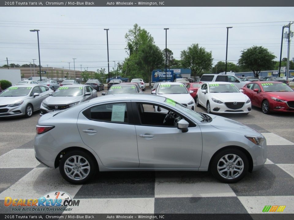 2018 Toyota Yaris iA Chromium / Mid-Blue Black Photo #3