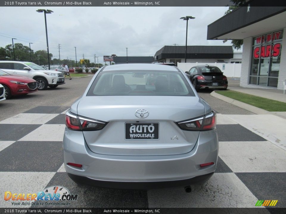 2018 Toyota Yaris iA Chromium / Mid-Blue Black Photo #4