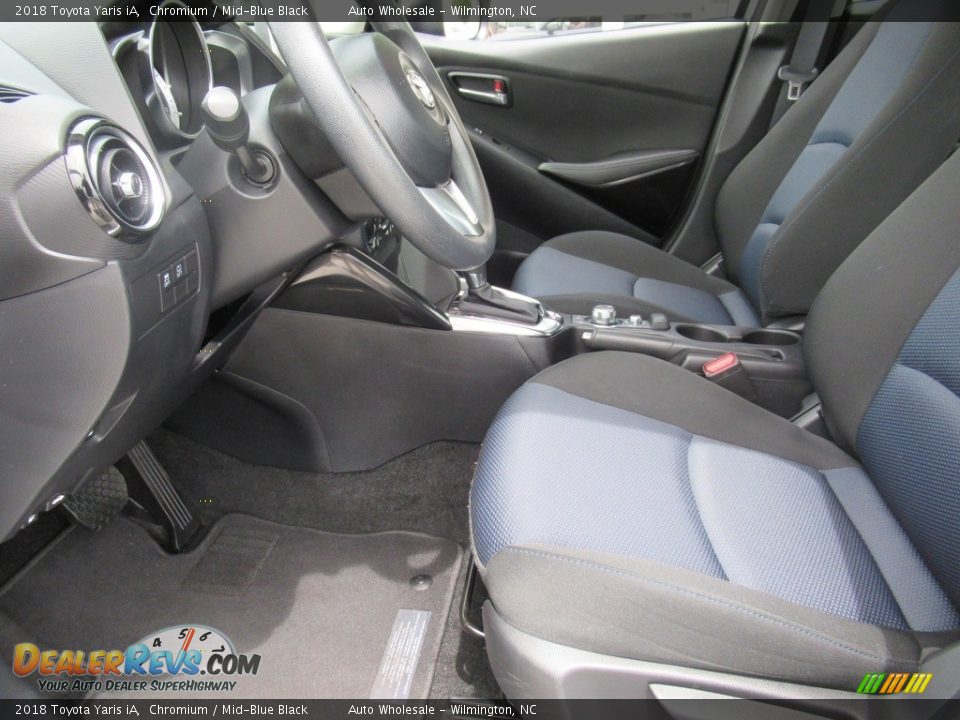 2018 Toyota Yaris iA Chromium / Mid-Blue Black Photo #10