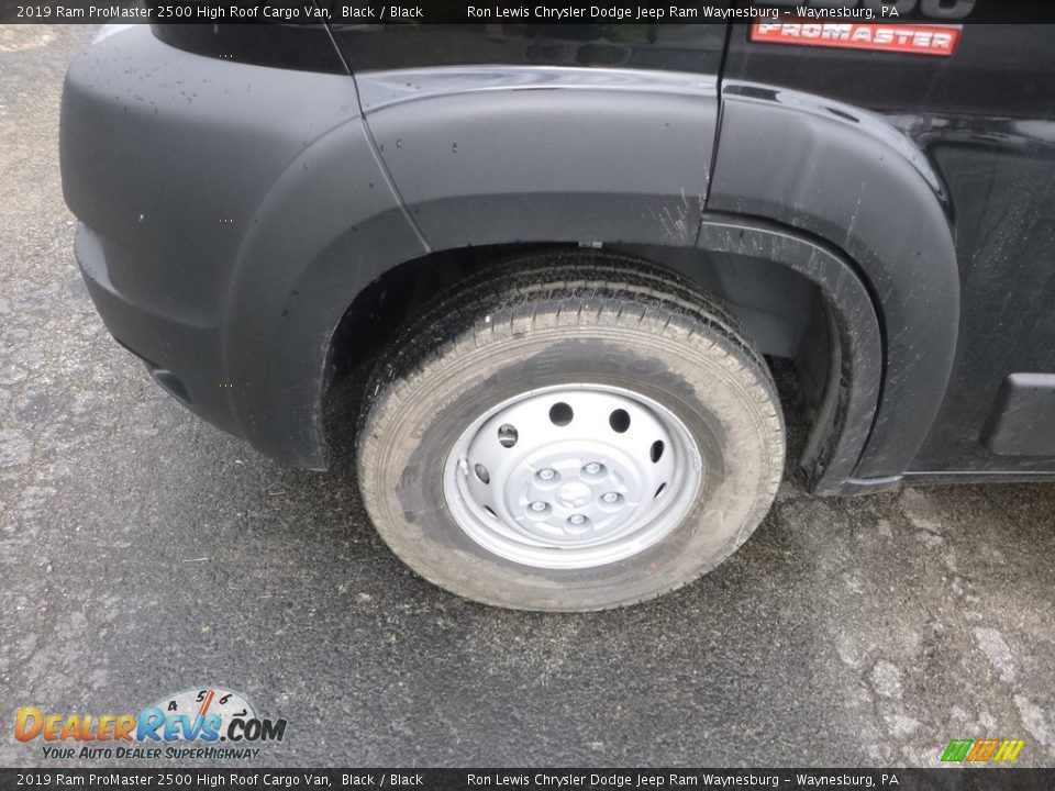 2019 Ram ProMaster 2500 High Roof Cargo Van Black / Black Photo #2