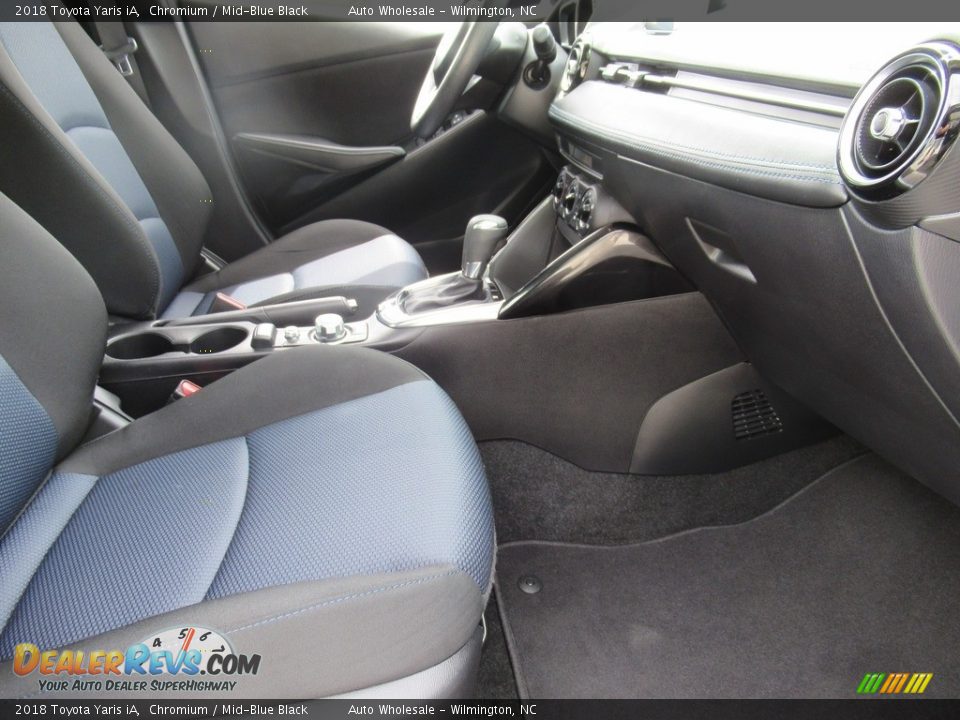 2018 Toyota Yaris iA Chromium / Mid-Blue Black Photo #12
