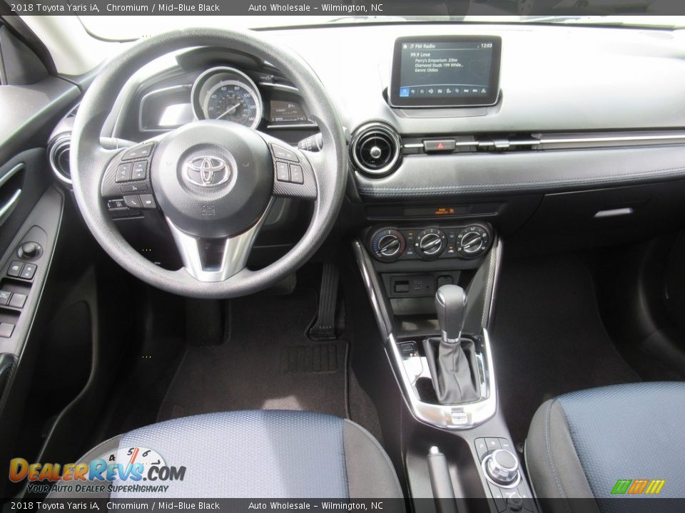 2018 Toyota Yaris iA Chromium / Mid-Blue Black Photo #14
