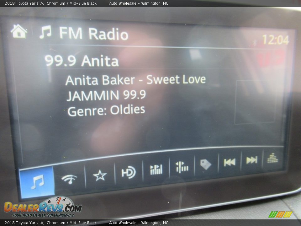 2018 Toyota Yaris iA Chromium / Mid-Blue Black Photo #16