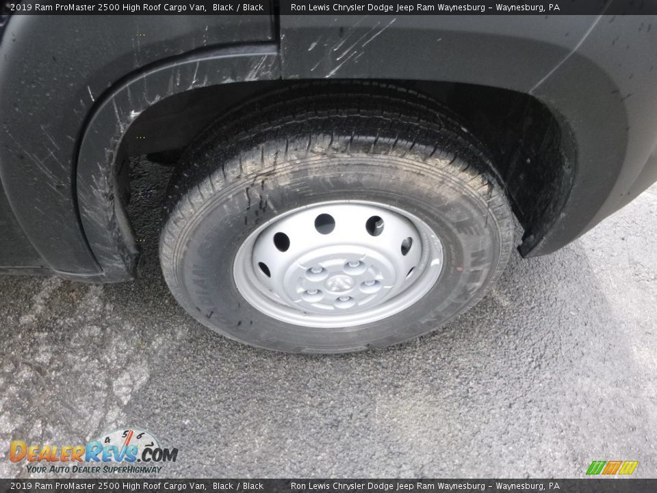 2019 Ram ProMaster 2500 High Roof Cargo Van Black / Black Photo #9