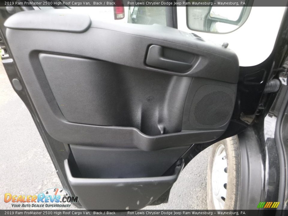 2019 Ram ProMaster 2500 High Roof Cargo Van Black / Black Photo #14