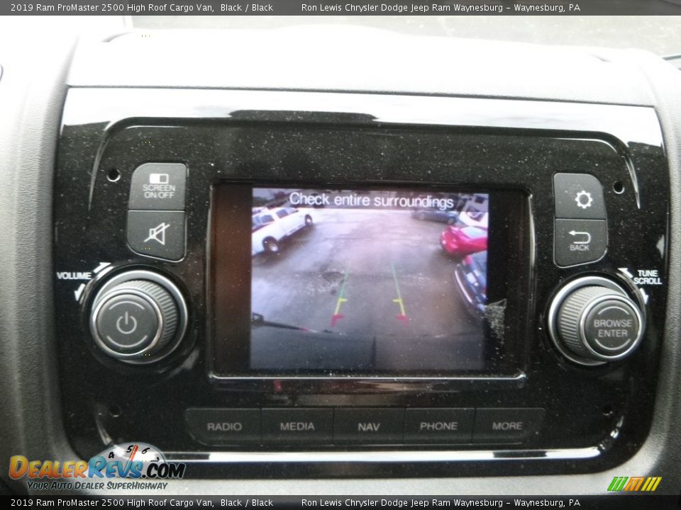 2019 Ram ProMaster 2500 High Roof Cargo Van Black / Black Photo #17