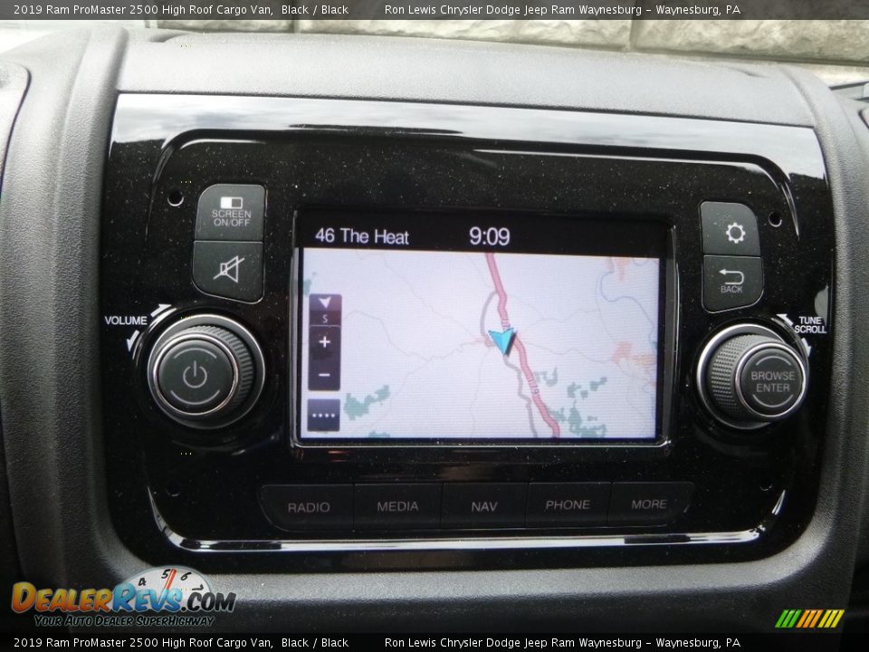 2019 Ram ProMaster 2500 High Roof Cargo Van Black / Black Photo #20