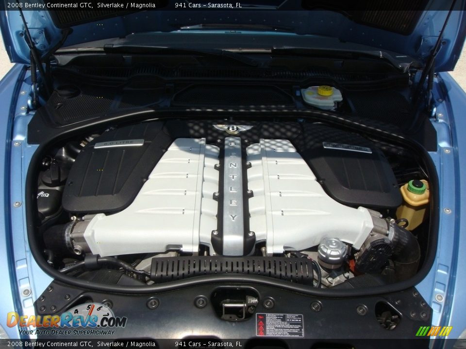 2008 Bentley Continental GTC  6.0L Twin-Turbocharged DOHC 48V VVT W12 Engine Photo #32