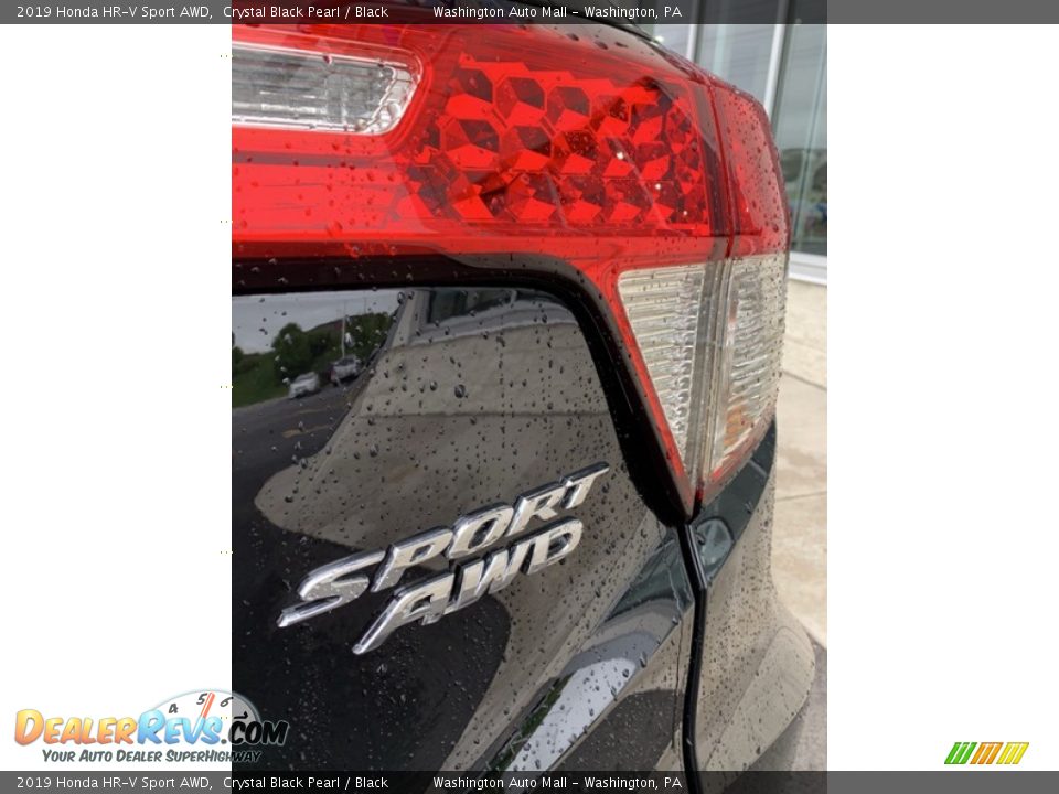 2019 Honda HR-V Sport AWD Crystal Black Pearl / Black Photo #22
