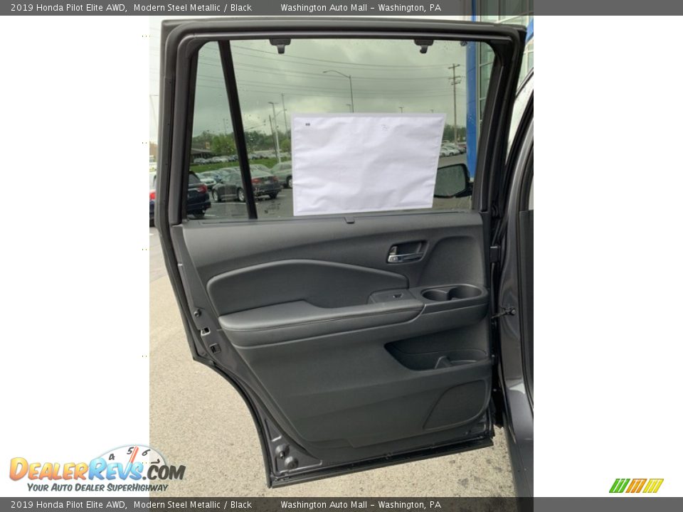 2019 Honda Pilot Elite AWD Modern Steel Metallic / Black Photo #16