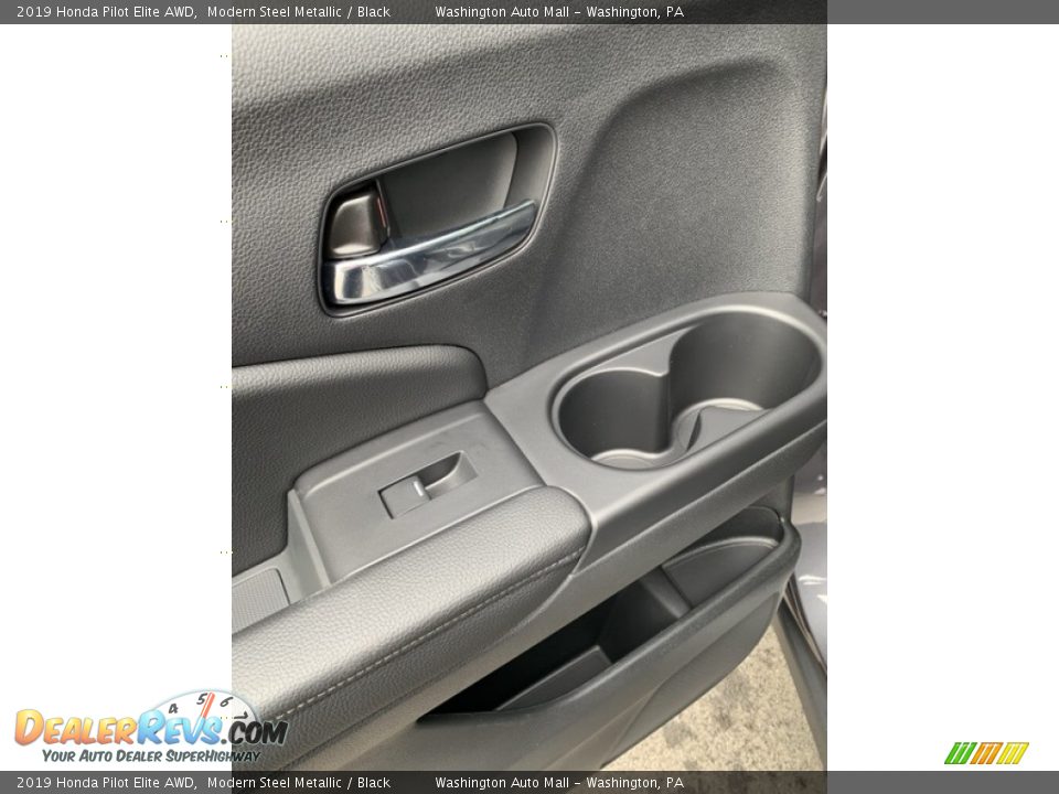 2019 Honda Pilot Elite AWD Modern Steel Metallic / Black Photo #17