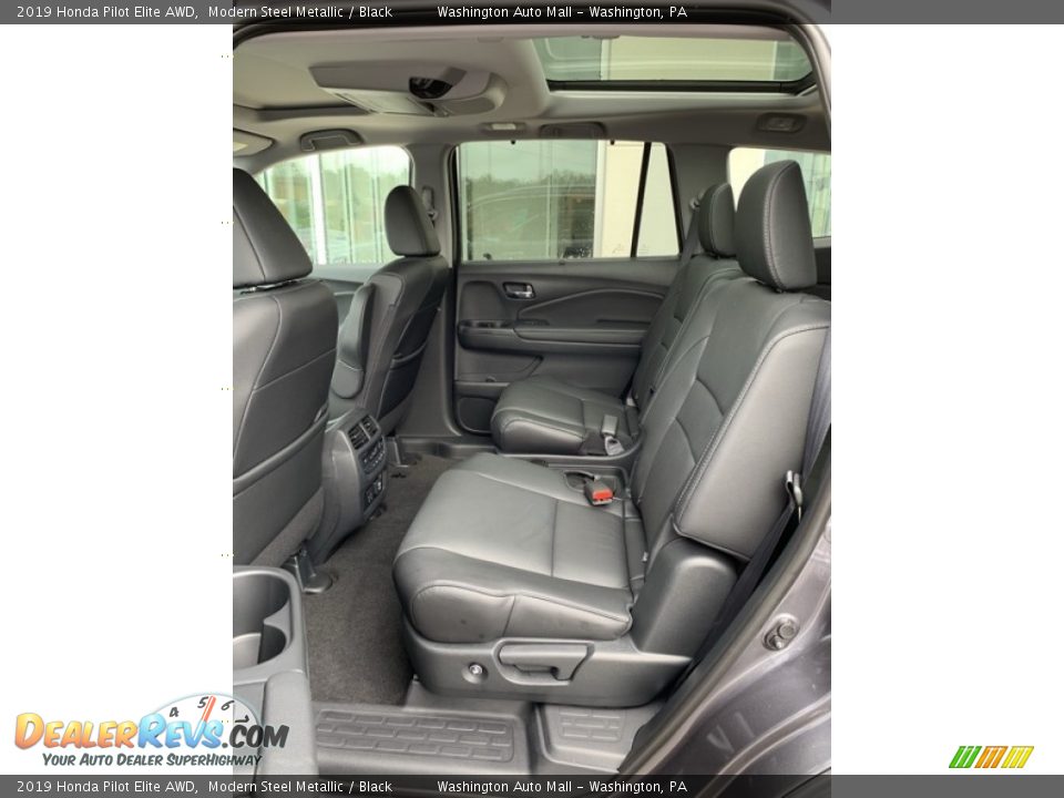 2019 Honda Pilot Elite AWD Modern Steel Metallic / Black Photo #19