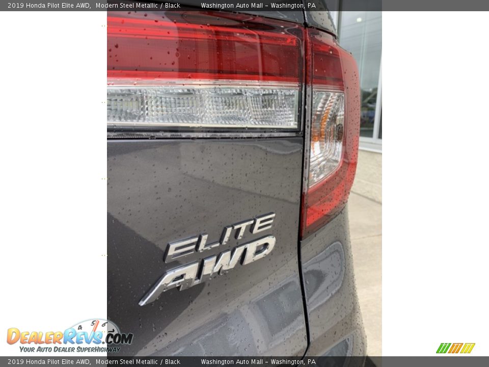 2019 Honda Pilot Elite AWD Modern Steel Metallic / Black Photo #26