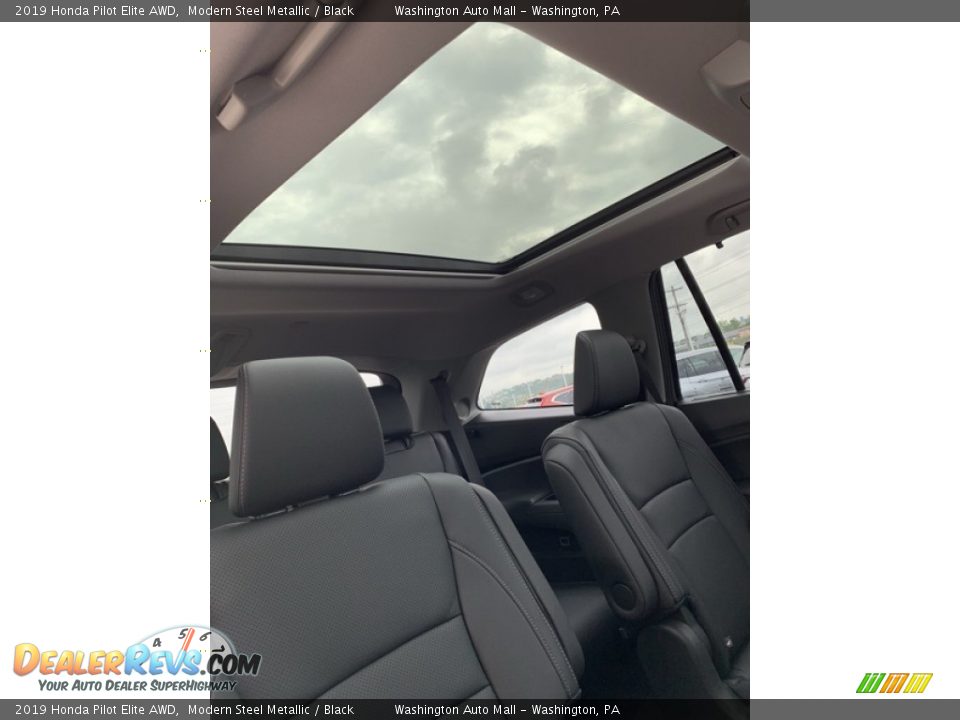 2019 Honda Pilot Elite AWD Modern Steel Metallic / Black Photo #31