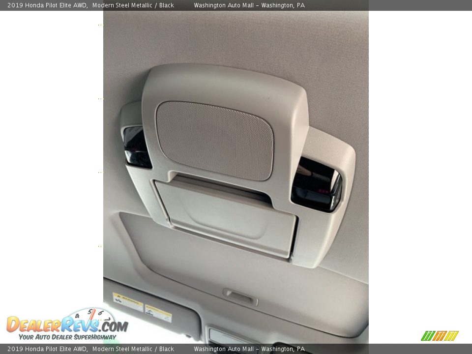2019 Honda Pilot Elite AWD Modern Steel Metallic / Black Photo #34