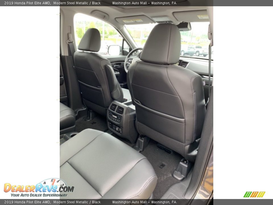 2019 Honda Pilot Elite AWD Modern Steel Metallic / Black Photo #36