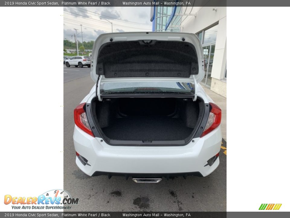 2019 Honda Civic Sport Sedan Platinum White Pearl / Black Photo #20