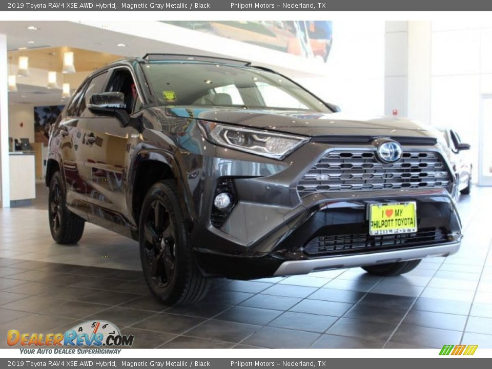 2019 Toyota RAV4 XSE AWD Hybrid Magnetic Gray Metallic / Black Photo #2