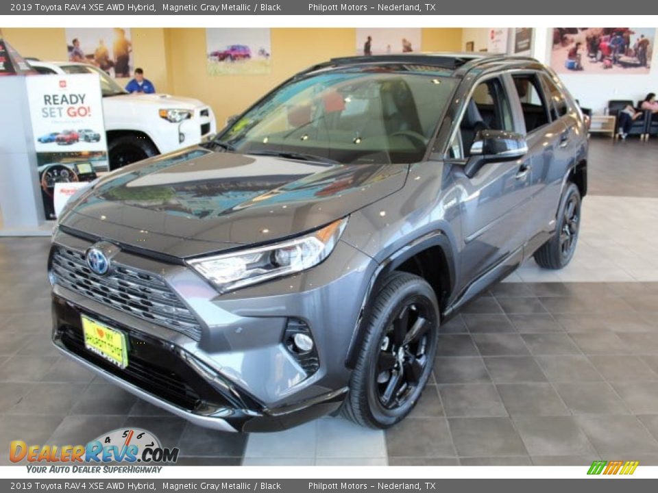 2019 Toyota RAV4 XSE AWD Hybrid Magnetic Gray Metallic / Black Photo #4