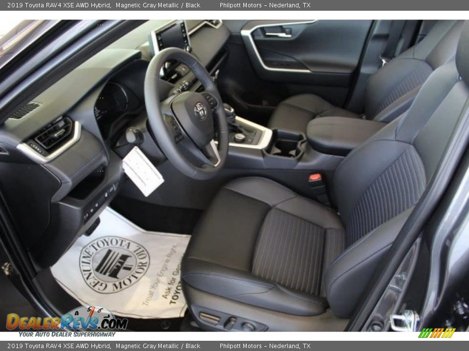 2019 Toyota RAV4 XSE AWD Hybrid Magnetic Gray Metallic / Black Photo #9