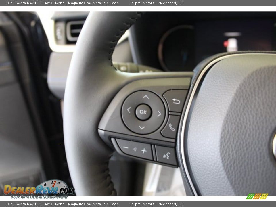 2019 Toyota RAV4 XSE AWD Hybrid Steering Wheel Photo #14