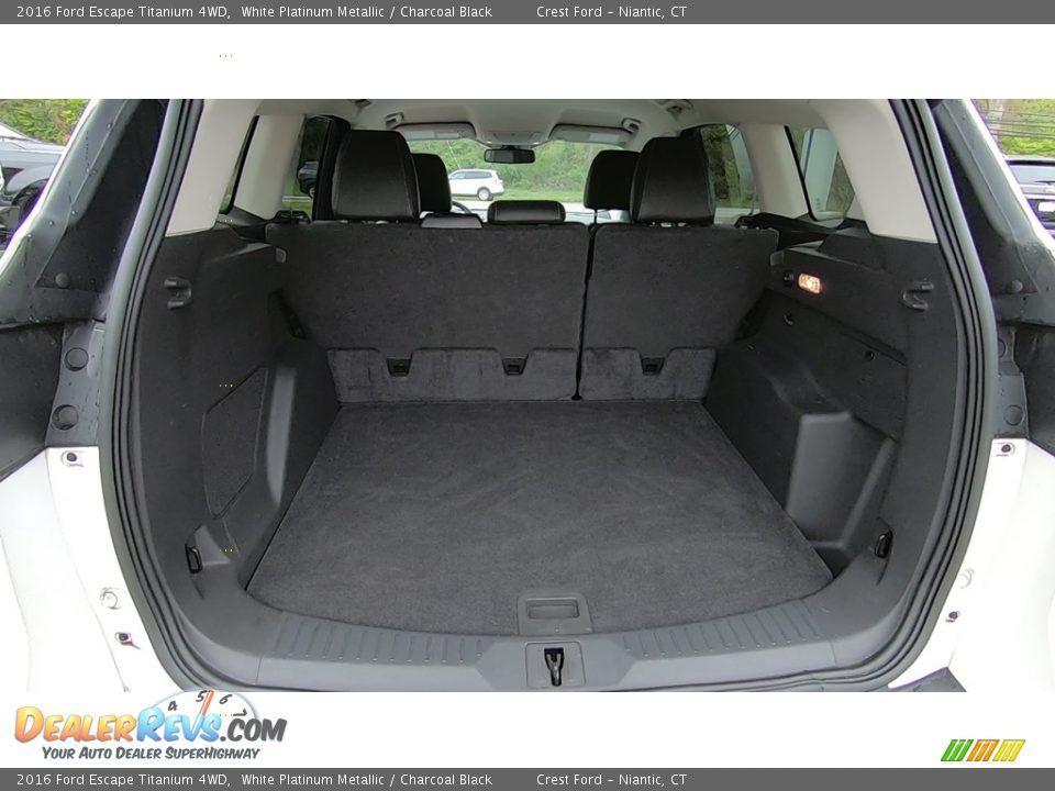 2016 Ford Escape Titanium 4WD White Platinum Metallic / Charcoal Black Photo #21
