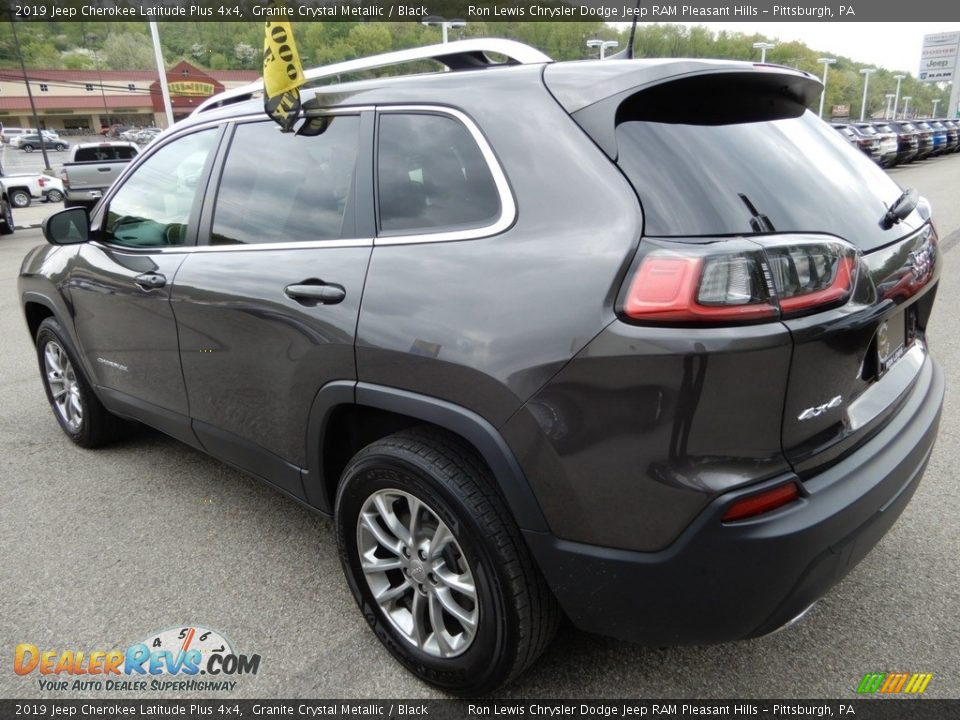2019 Jeep Cherokee Latitude Plus 4x4 Granite Crystal Metallic / Black Photo #3