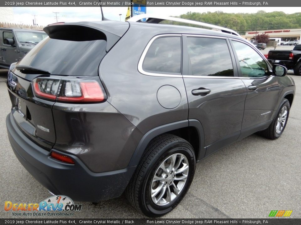 2019 Jeep Cherokee Latitude Plus 4x4 Granite Crystal Metallic / Black Photo #6