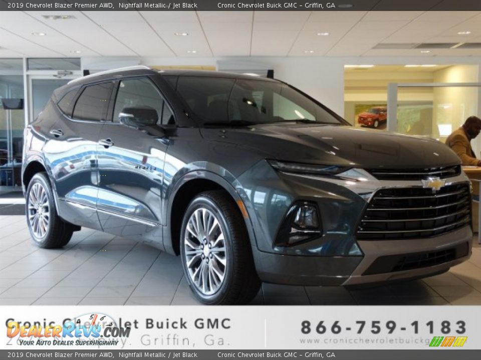 2019 Chevrolet Blazer Premier AWD Nightfall Metallic / Jet Black Photo #1