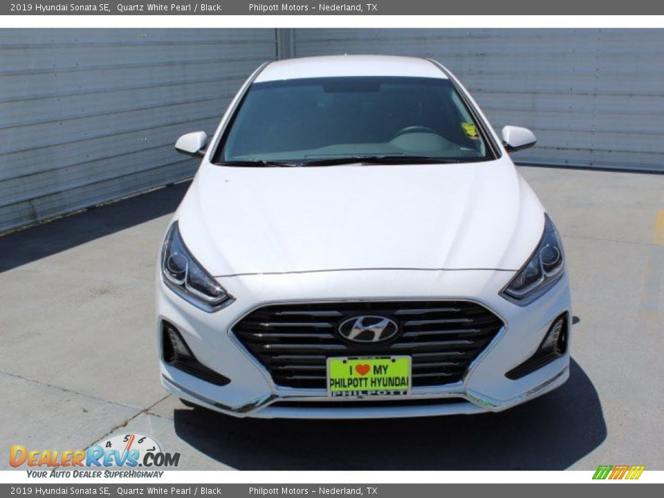 2019 Hyundai Sonata SE Quartz White Pearl / Black Photo #3