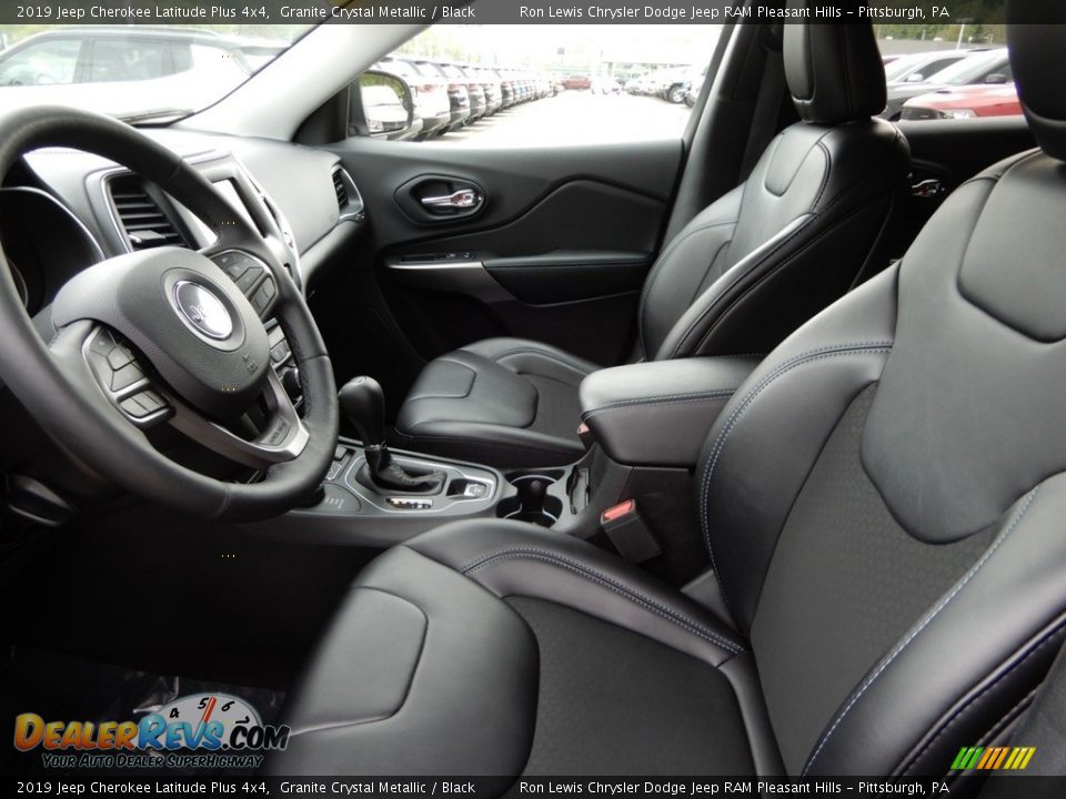 Front Seat of 2019 Jeep Cherokee Latitude Plus 4x4 Photo #12