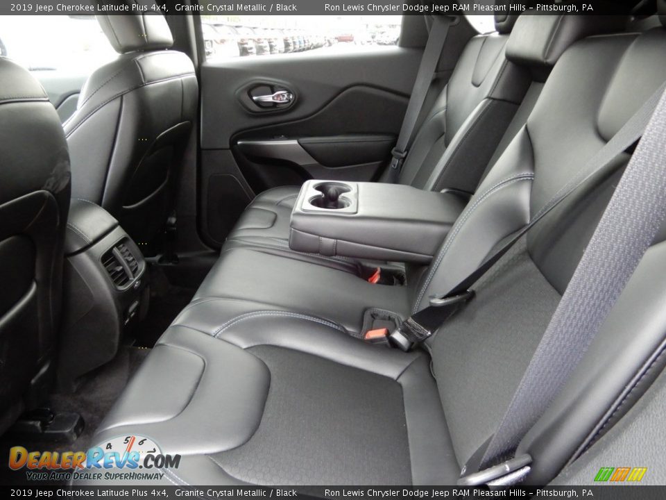 Rear Seat of 2019 Jeep Cherokee Latitude Plus 4x4 Photo #13