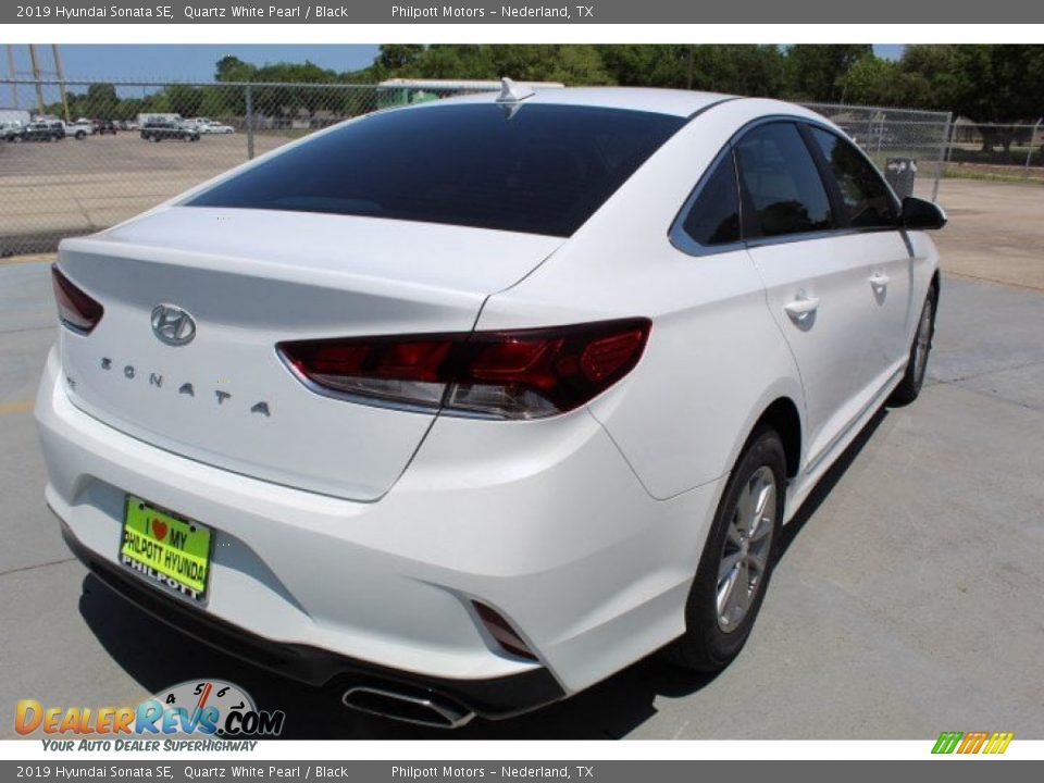 2019 Hyundai Sonata SE Quartz White Pearl / Black Photo #7
