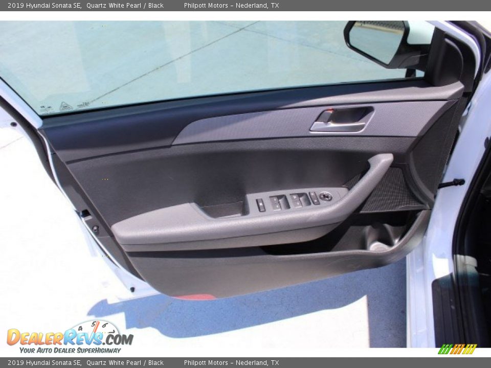 2019 Hyundai Sonata SE Quartz White Pearl / Black Photo #8
