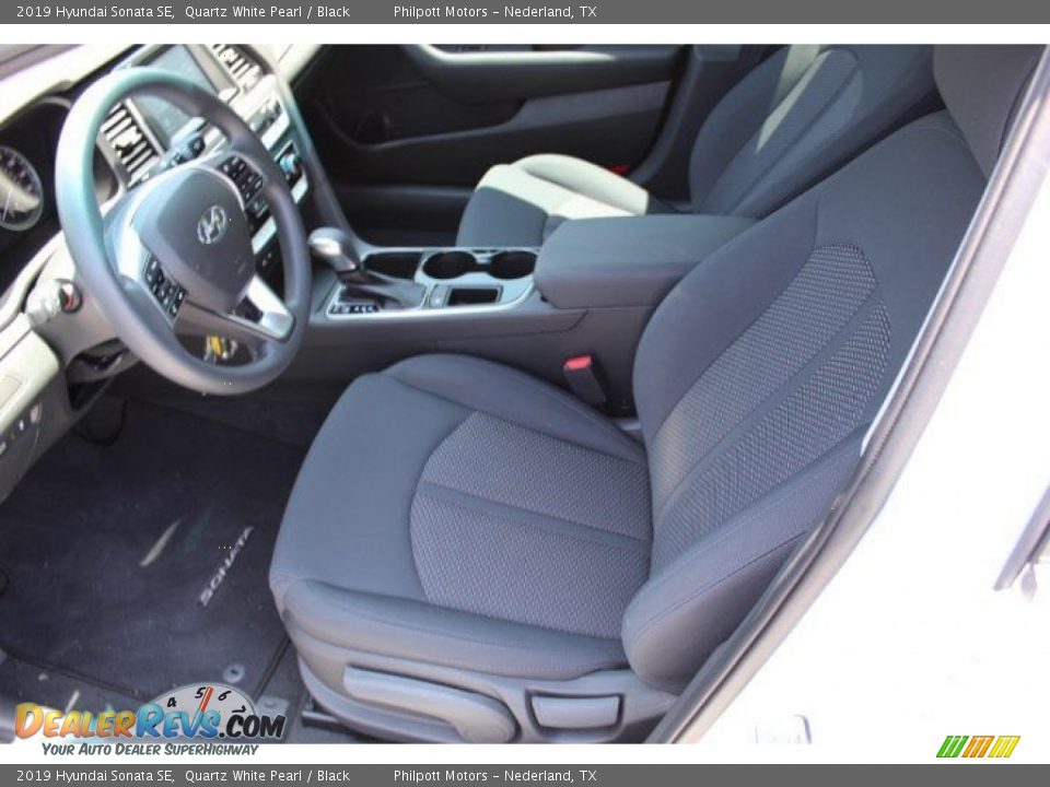 2019 Hyundai Sonata SE Quartz White Pearl / Black Photo #9