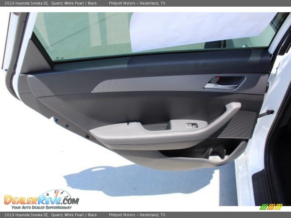 2019 Hyundai Sonata SE Quartz White Pearl / Black Photo #10
