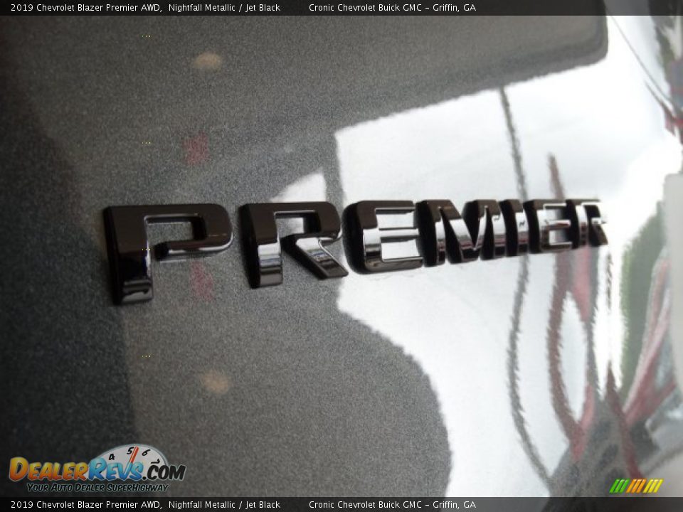 2019 Chevrolet Blazer Premier AWD Nightfall Metallic / Jet Black Photo #9