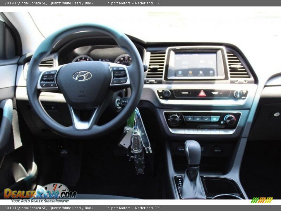 2019 Hyundai Sonata SE Quartz White Pearl / Black Photo #12