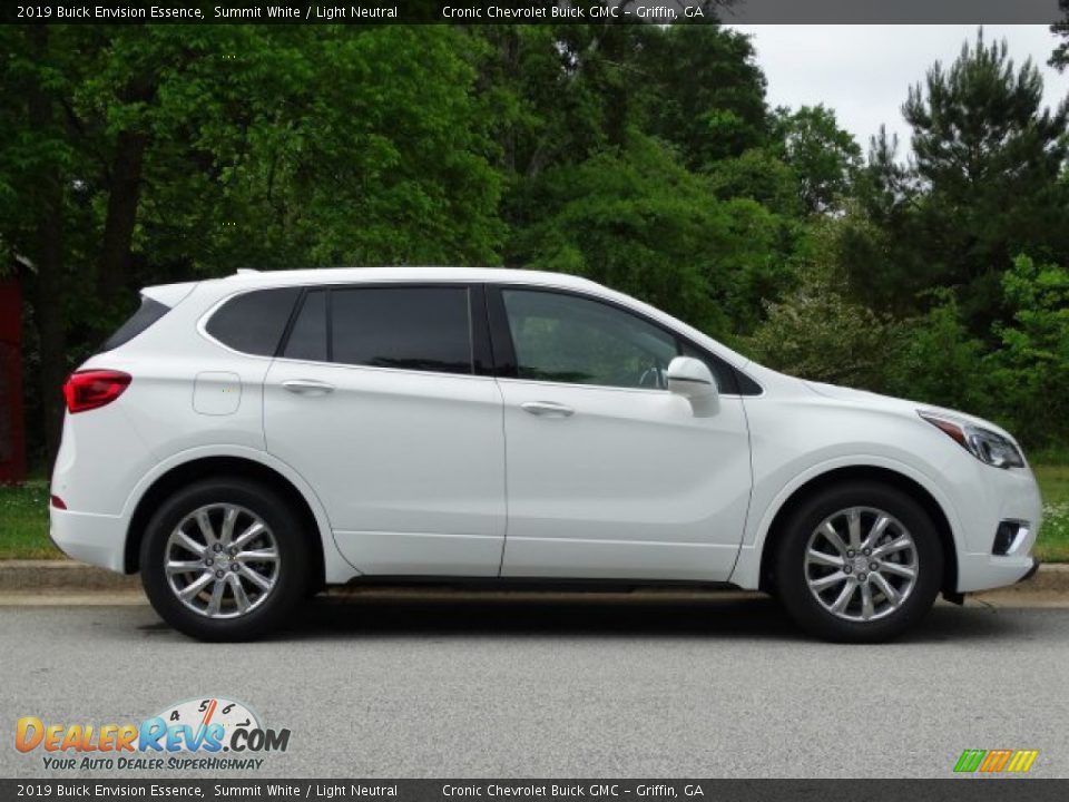 2019 Buick Envision Essence Summit White / Light Neutral Photo #2