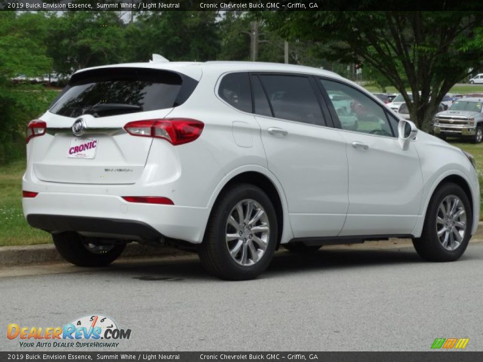 2019 Buick Envision Essence Summit White / Light Neutral Photo #3