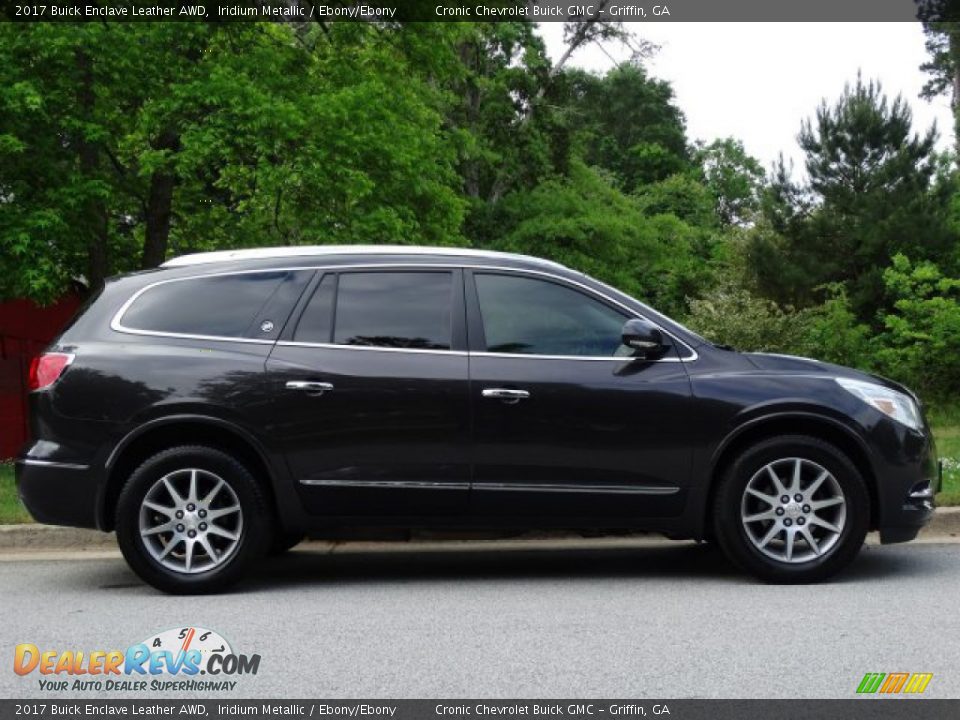 2017 Buick Enclave Leather AWD Iridium Metallic / Ebony/Ebony Photo #2
