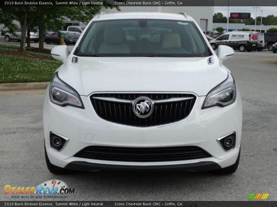 2019 Buick Envision Essence Summit White / Light Neutral Photo #4